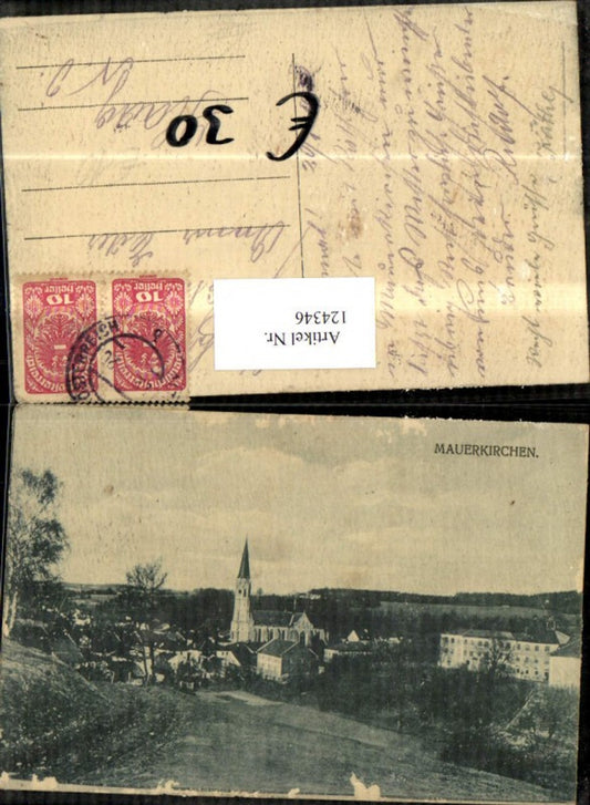 124346,Mauerkirchen Totale 1920