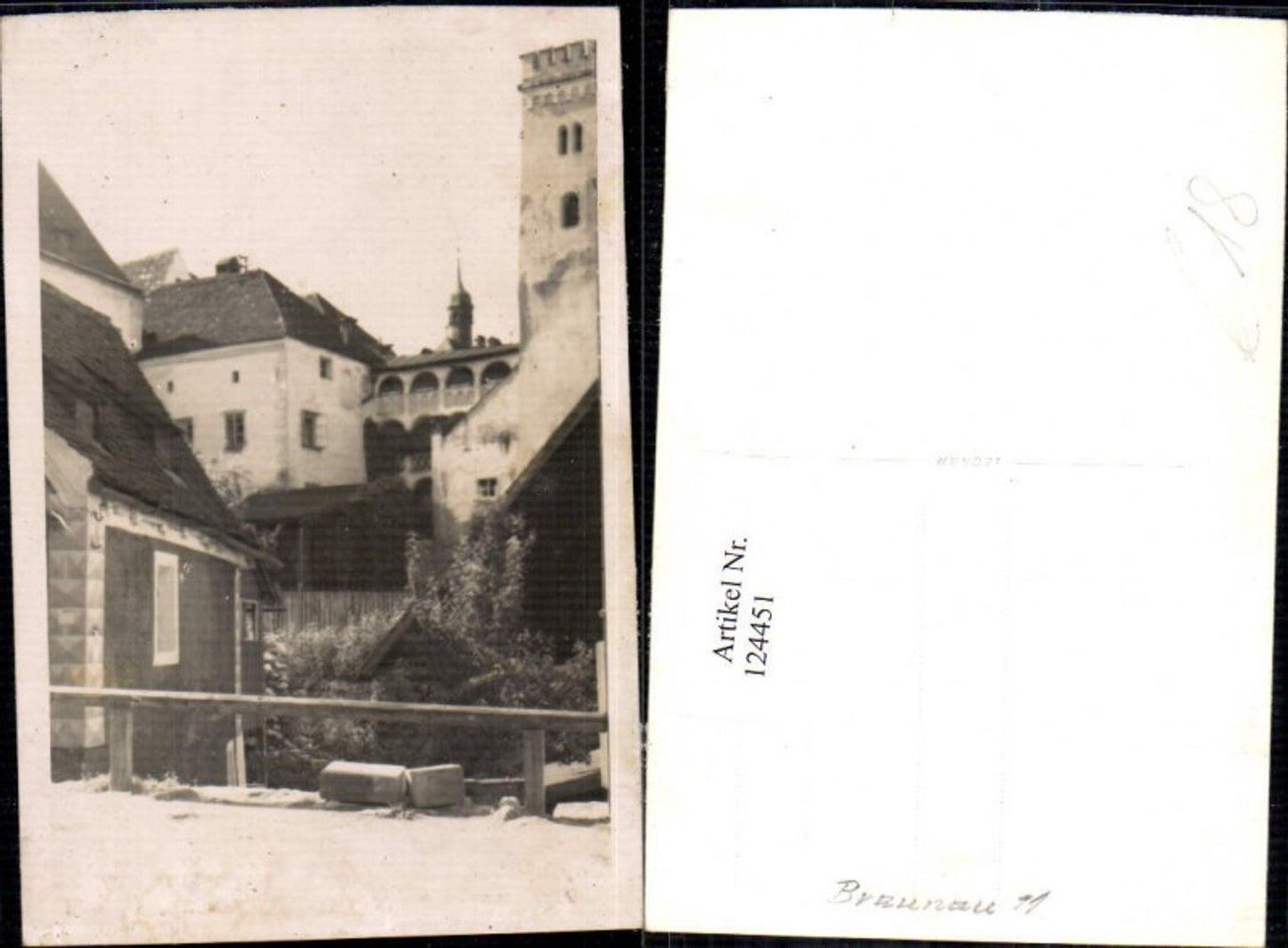 124451,Braunau a. Inn Ansicht Gebäude Seltene FotoAk