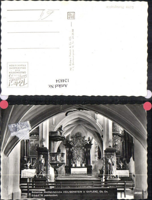 124834,Wallfahrtskirche Heiligenstein Gaflenz Innenansicht
