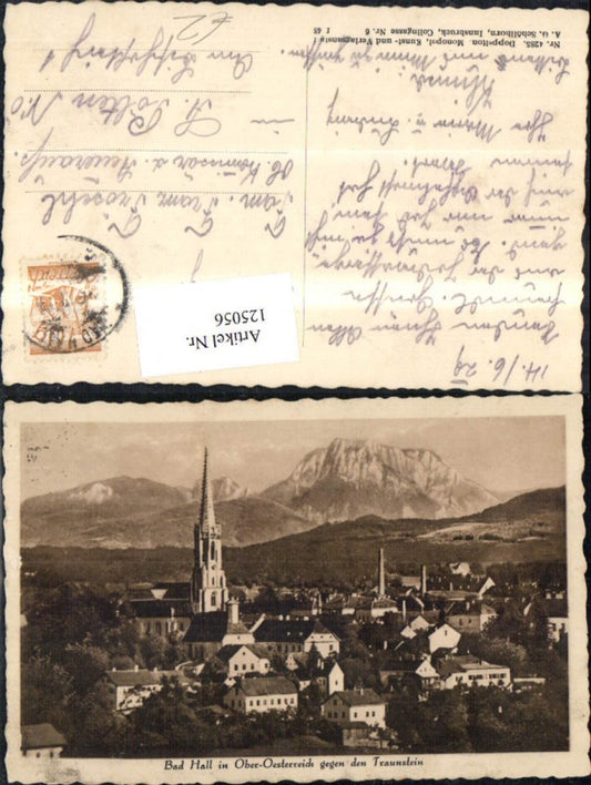 125056,Bad Hall geg. d. Traunstein 1929