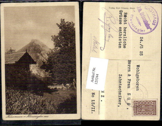 125244,Kreuzmauer v. Klausriegler aus Trattenbach 1925