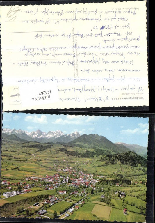 125287,Windischgarsten m. d. Totengebirge Fliegeraufnahme Alpine Luftbild