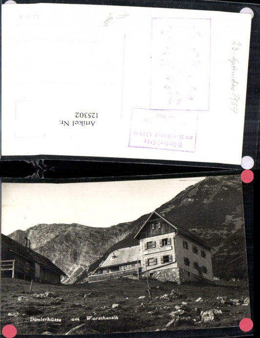 125302,Dümlerhütte am Warscheneck 1957