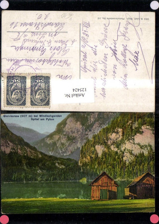 125424,Gleinkersee b. Windischgarsten Spital a. Pyhrn pub K. Lintl 115