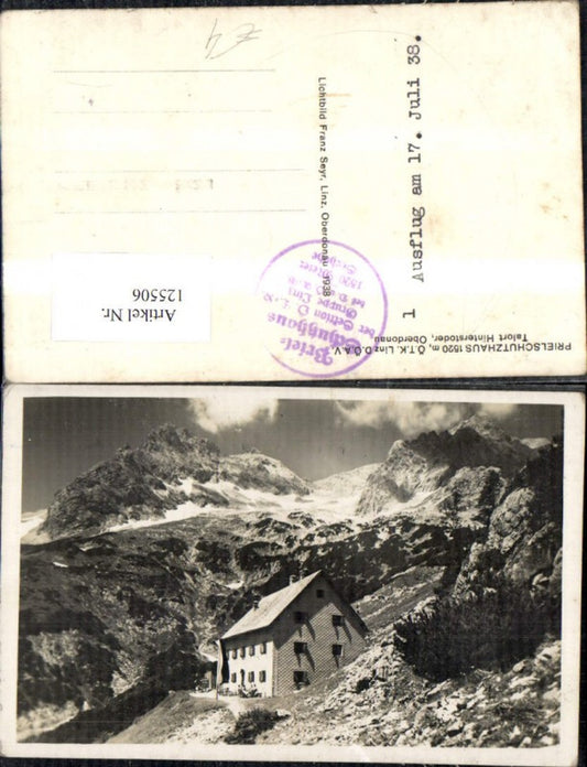 125506,Prielschutzhaus Hinterstoder 1938