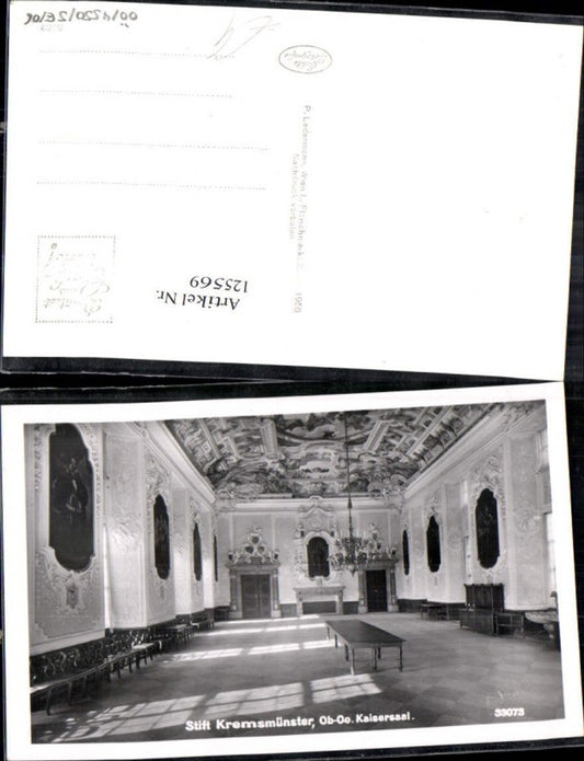 125569,Stift Kremsmünster Kaisersaal Innenansicht