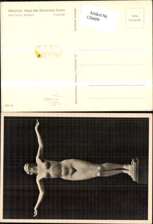 126609,Haus der Deutschen Kunst HDK 96 Frauenakt Akt Erotik