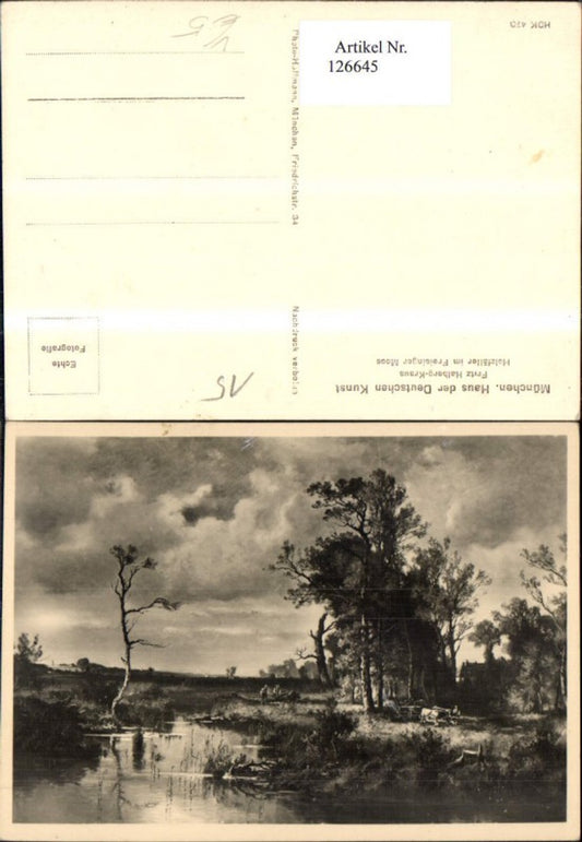 126645,Haus der Deutschen Kunst HDK  478 Hölzfäller im Freisinger Moos