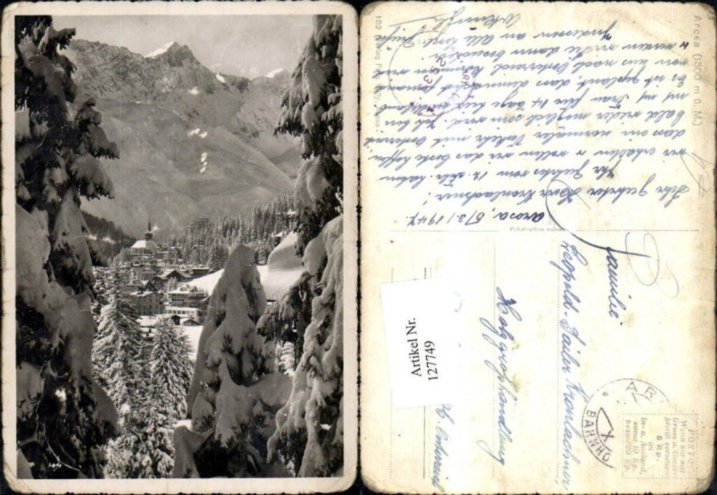 Alte Ansichtskarte – Old Postcard