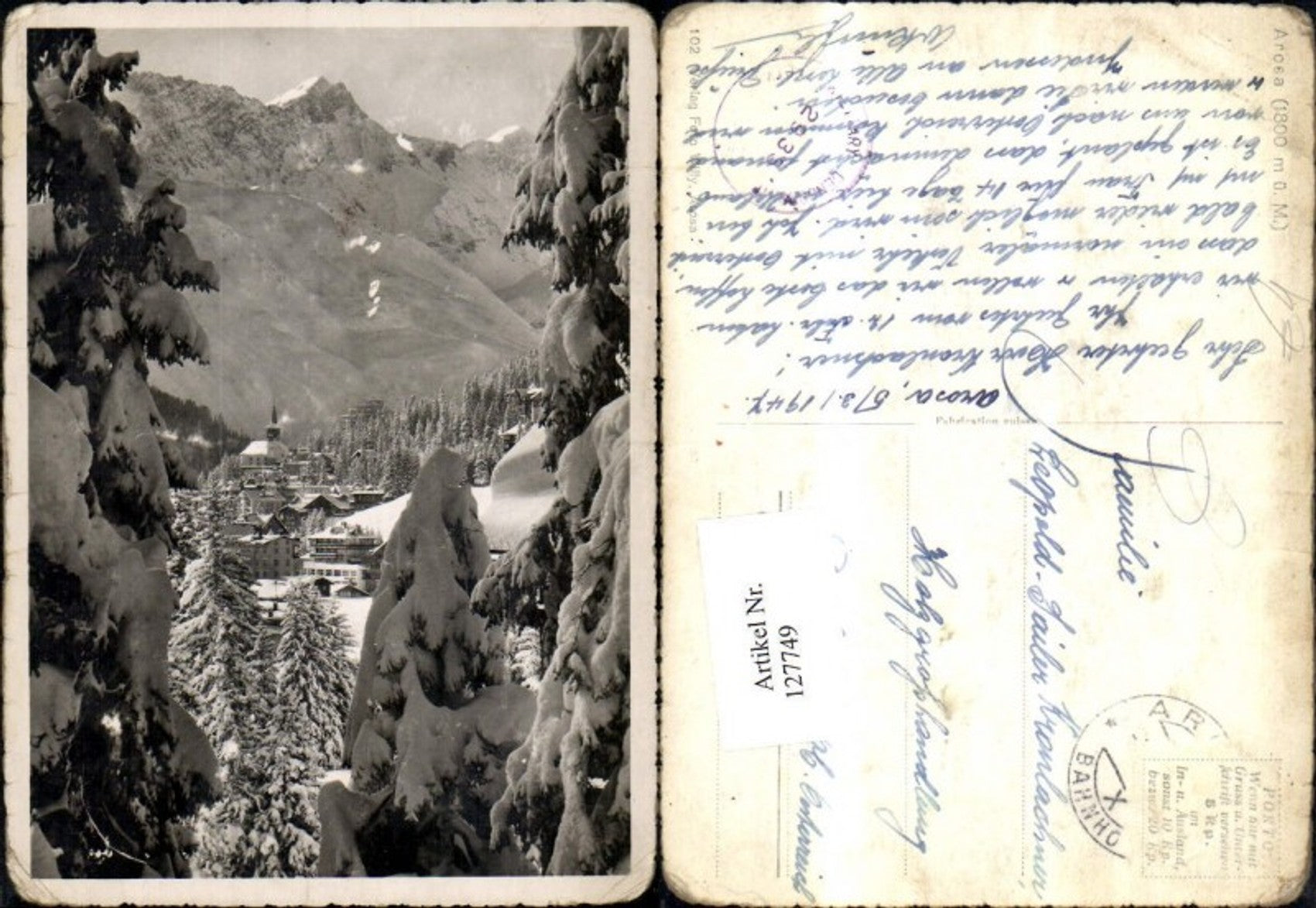 Alte Ansichtskarte – Old Postcard