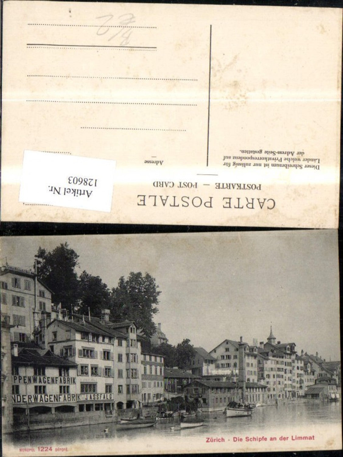 Alte Ansichtskarte – Old Postcard