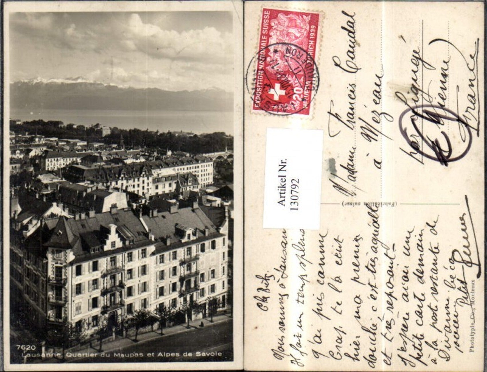 Alte Ansichtskarte – Old Postcard