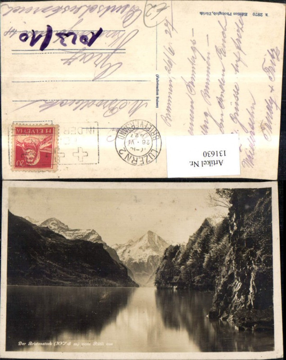 Alte Ansichtskarte – Old Postcard