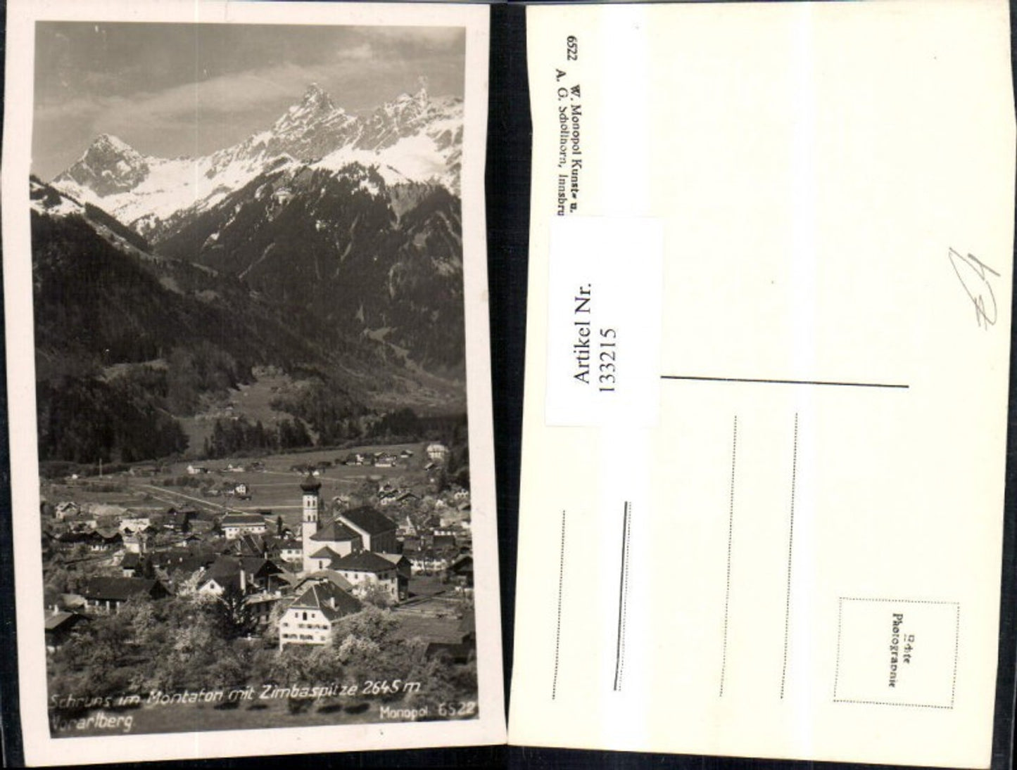 Alte Ansichtskarte – Old Postcard