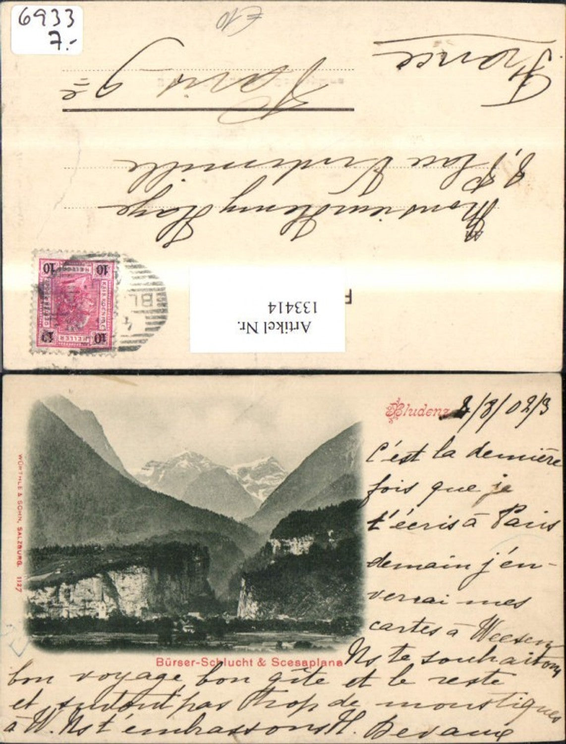 Alte Ansichtskarte – Old Postcard