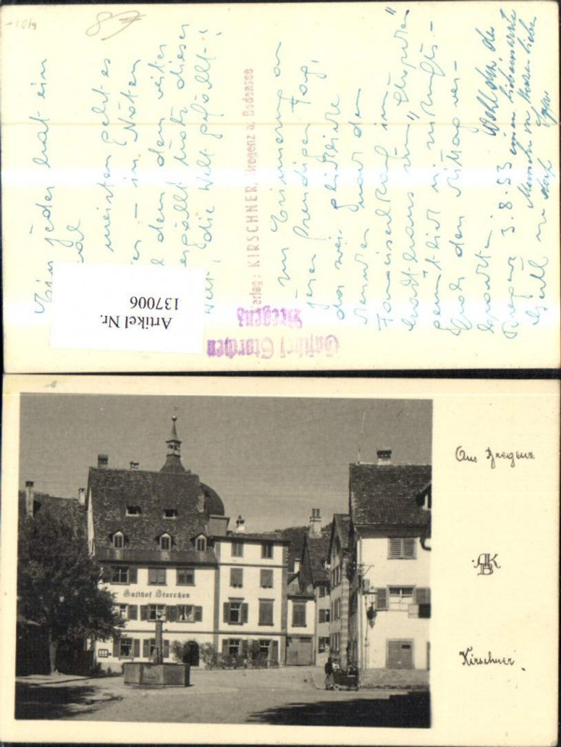 Alte Ansichtskarte – Old Postcard