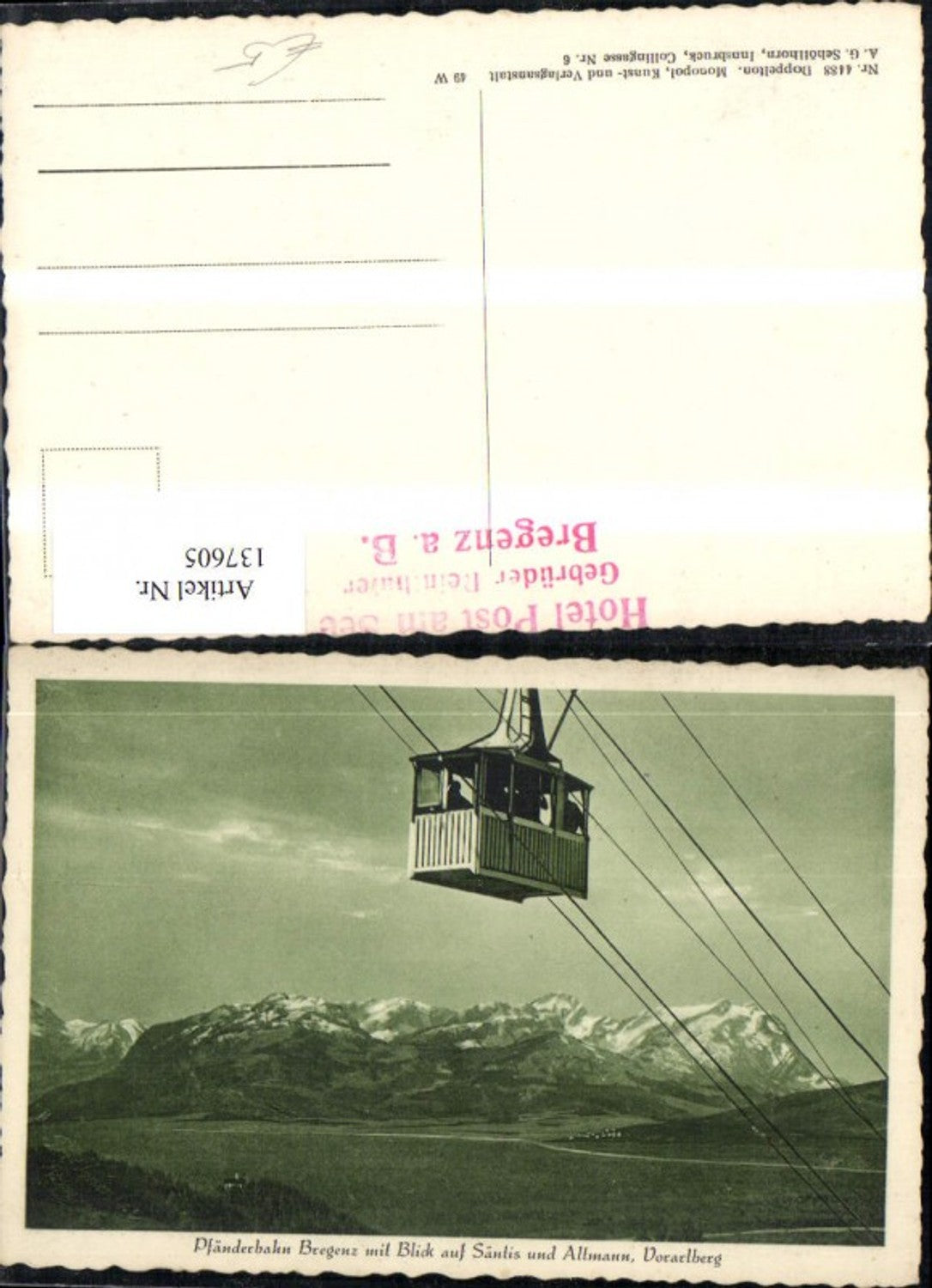 Alte Ansichtskarte – Old Postcard