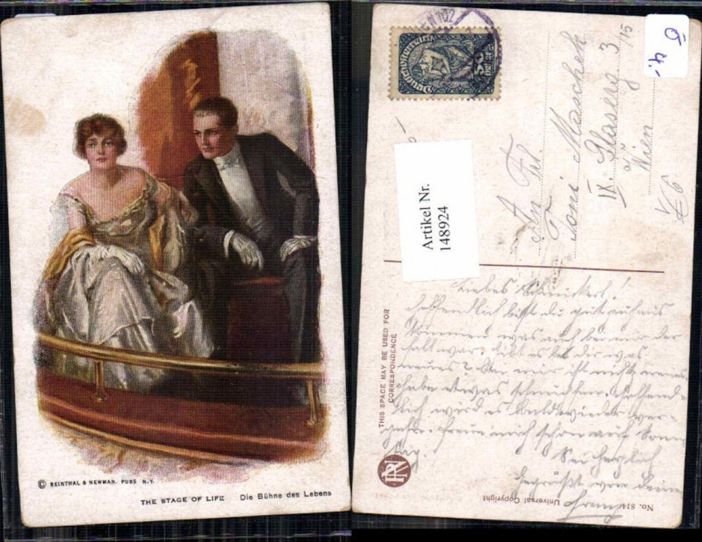 148924,Reinthal & Newman 814 Die Bühne des lebens