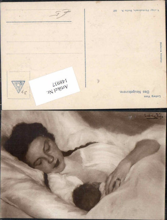 148937,Ludwig Voss Das Neugeborene