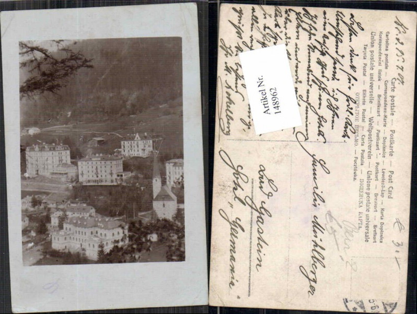 Alte Ansichtskarte – Old Postcard