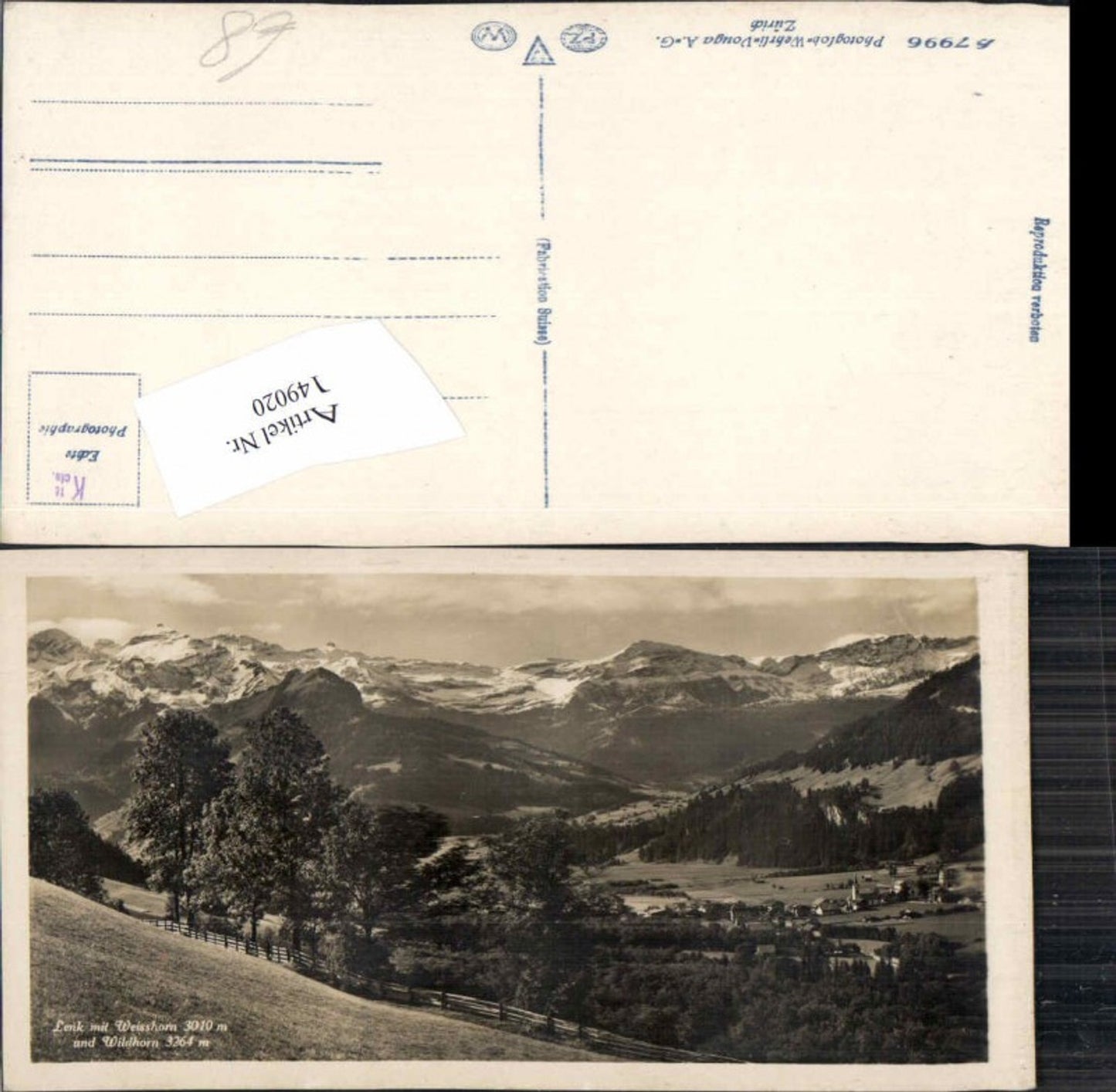 Alte Ansichtskarte – Old Postcard