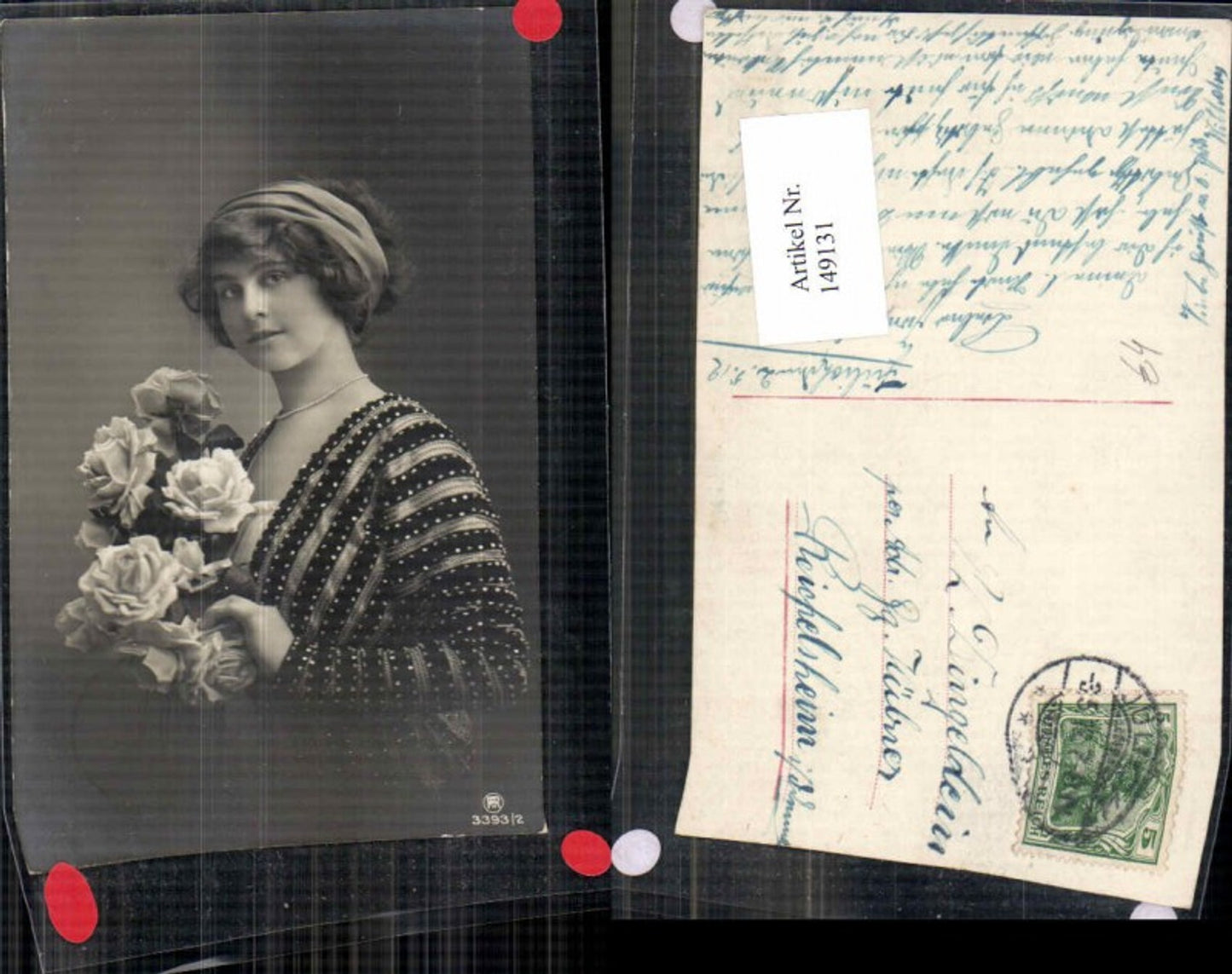 149131, Beautiful woman with roses RPH