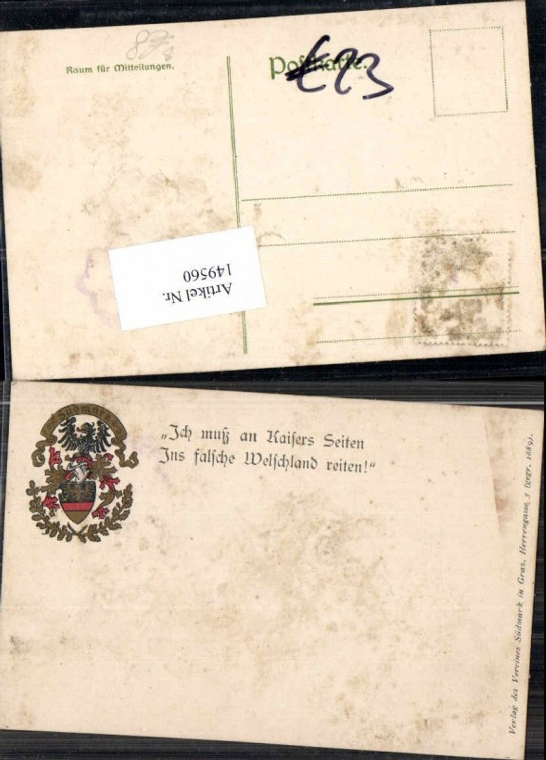 149560,Verein Südmark Wappen Welschland