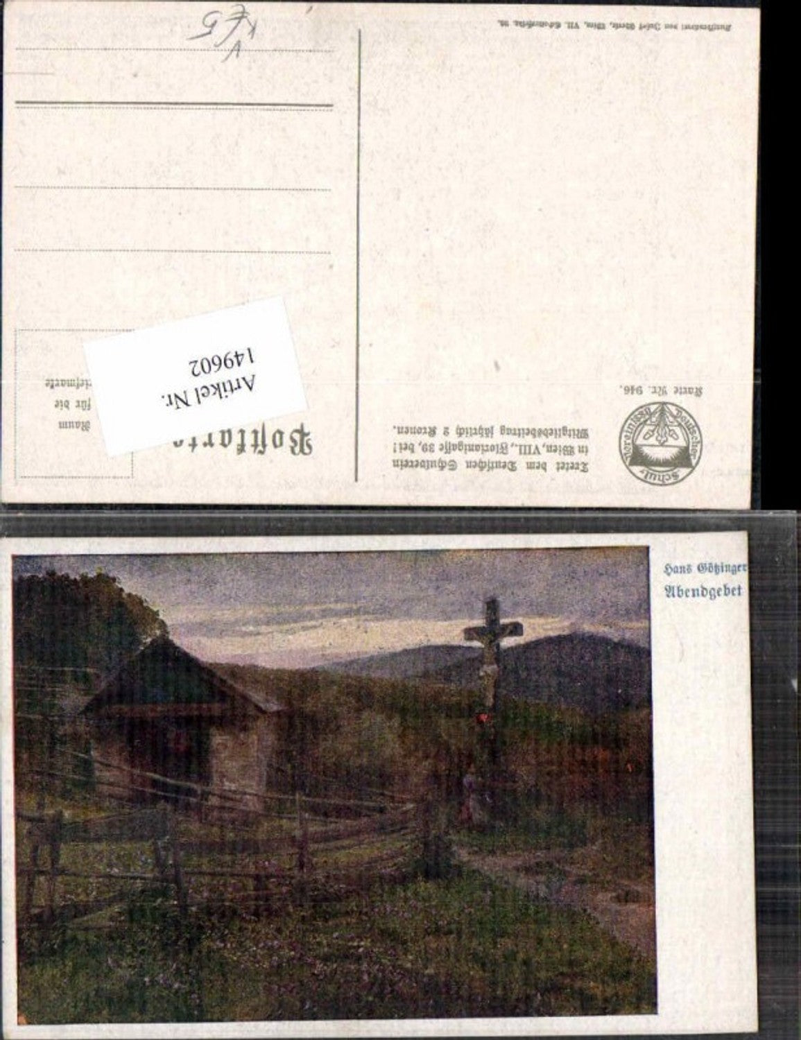 149602,Dt Schulverein 946 Hans Götzinger Abendgebet