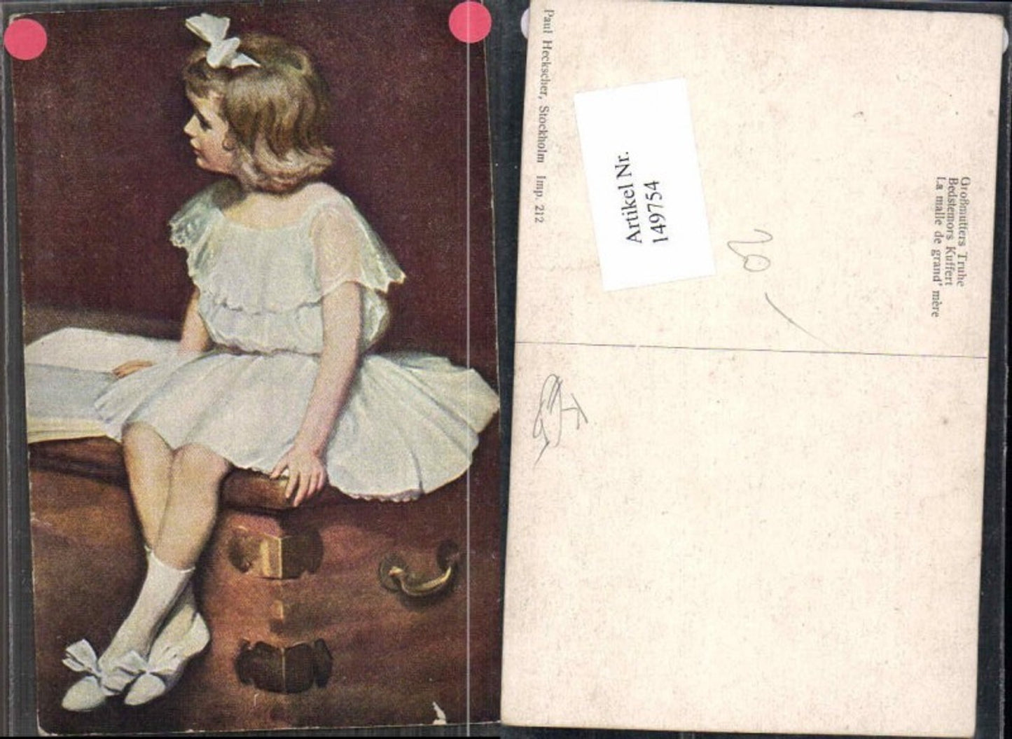 149754,Grossmutters Truhe Paul Heckscher 212 Mädchen Kleid