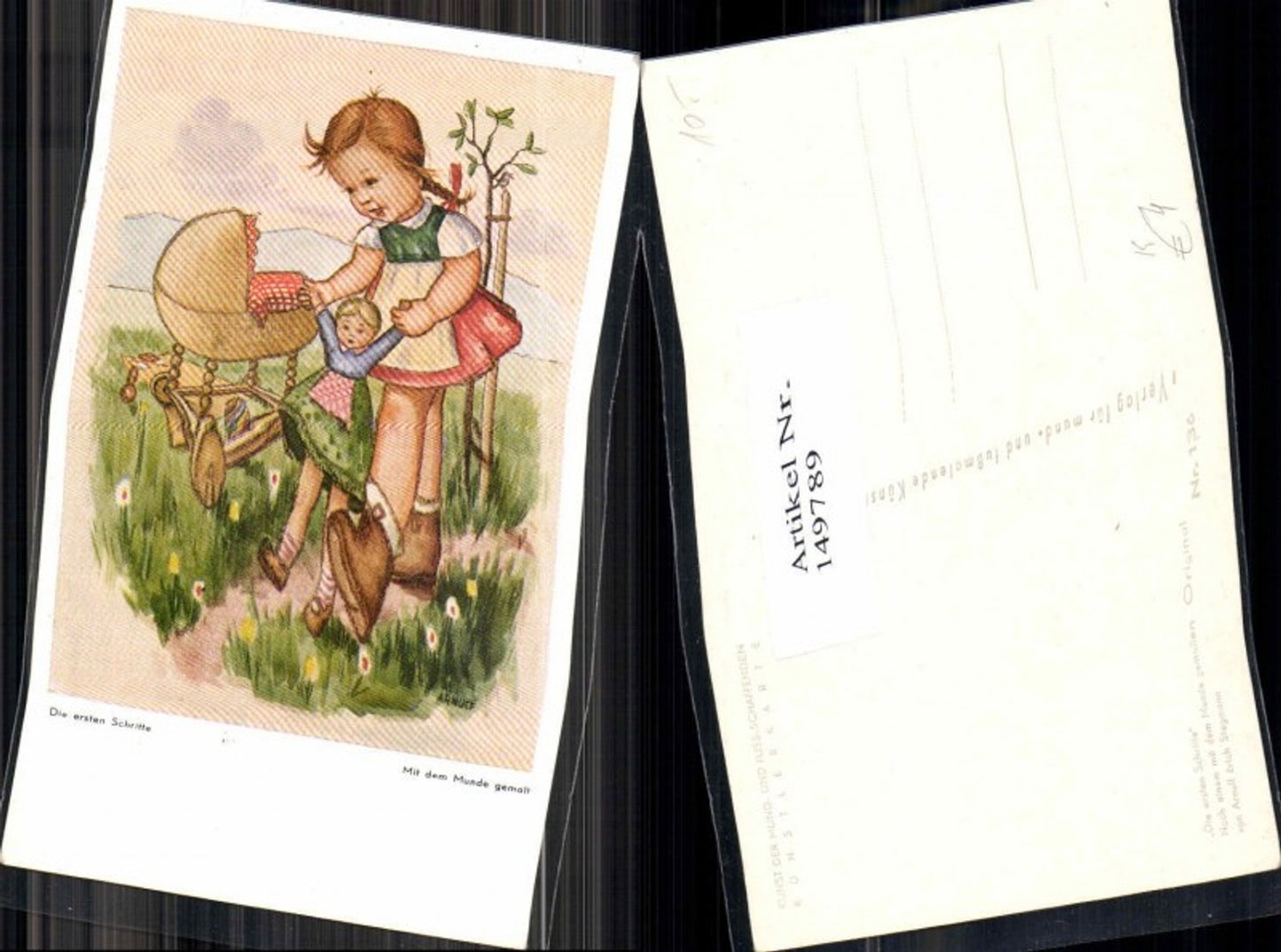 149789,Arnulf Erich Stegmann Mundgemalt Kinder Puppe