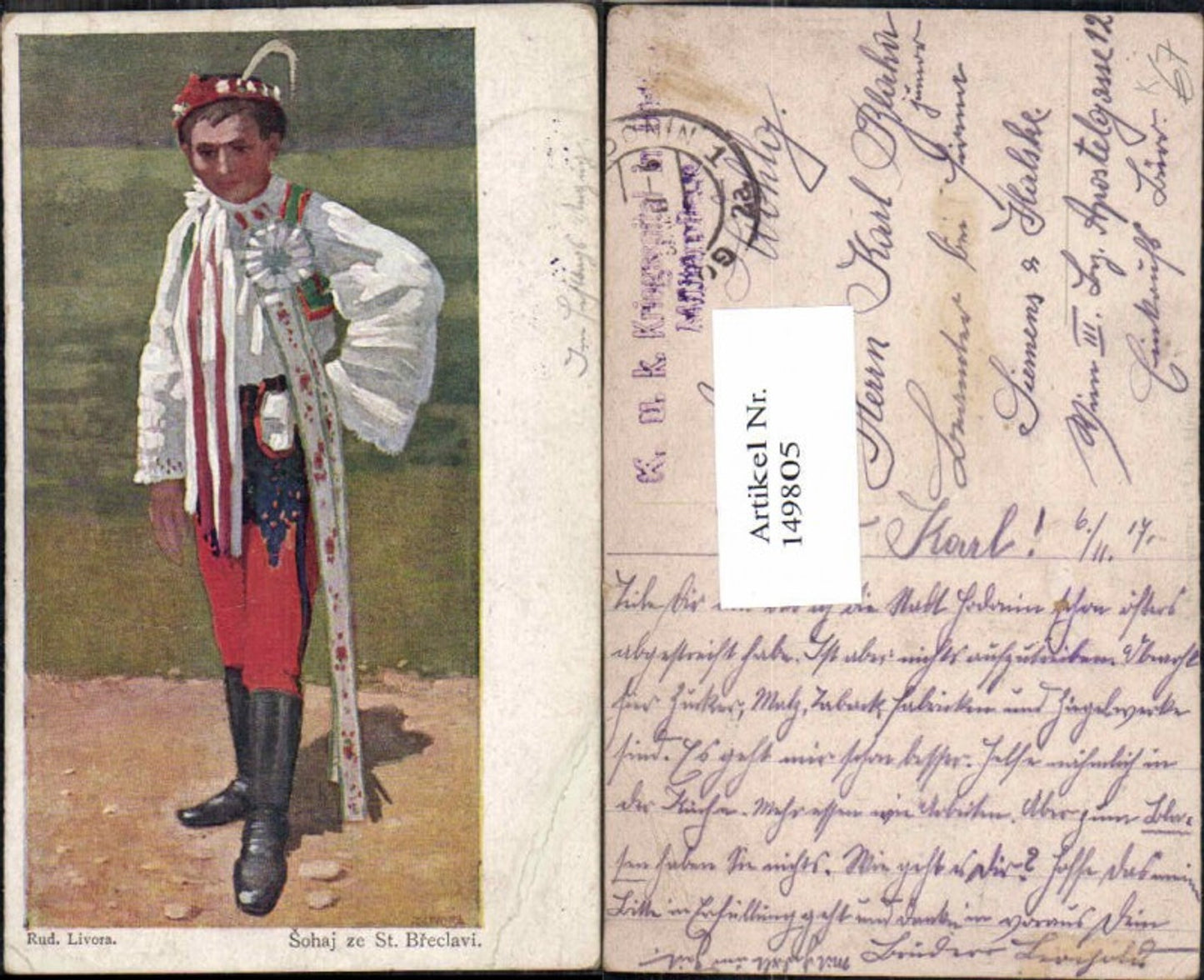 149805,Rudolf Livora Tracht aus Breclav Lundenburg