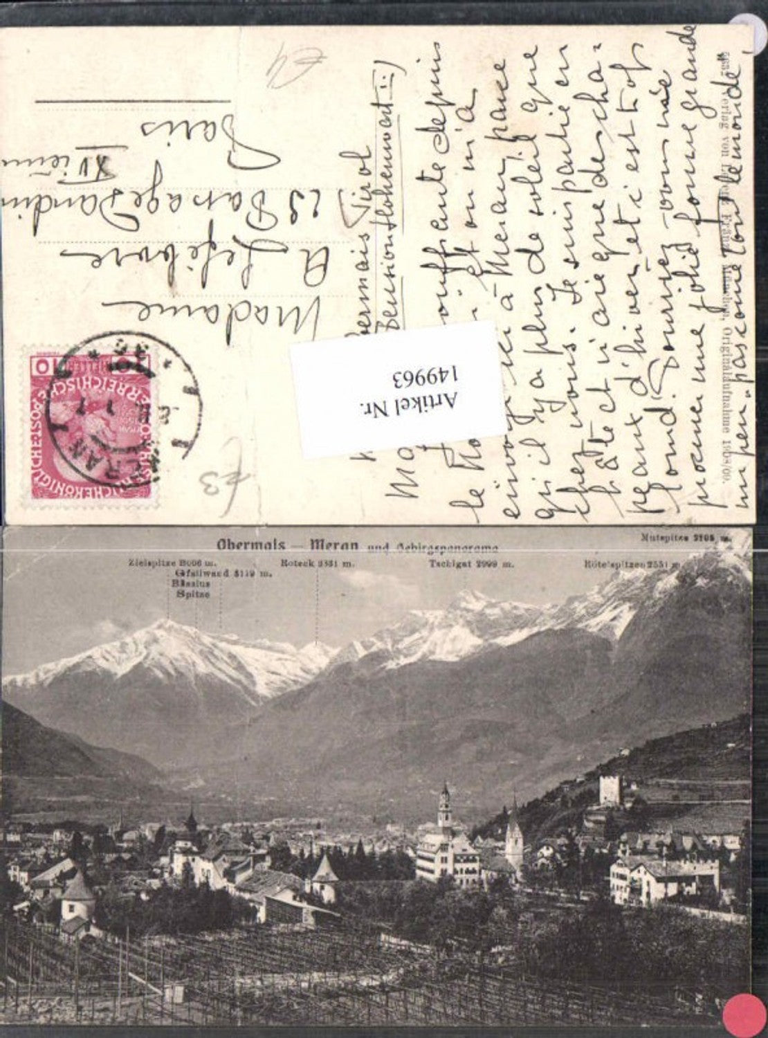 Alte Ansichtskarte – Old Postcard