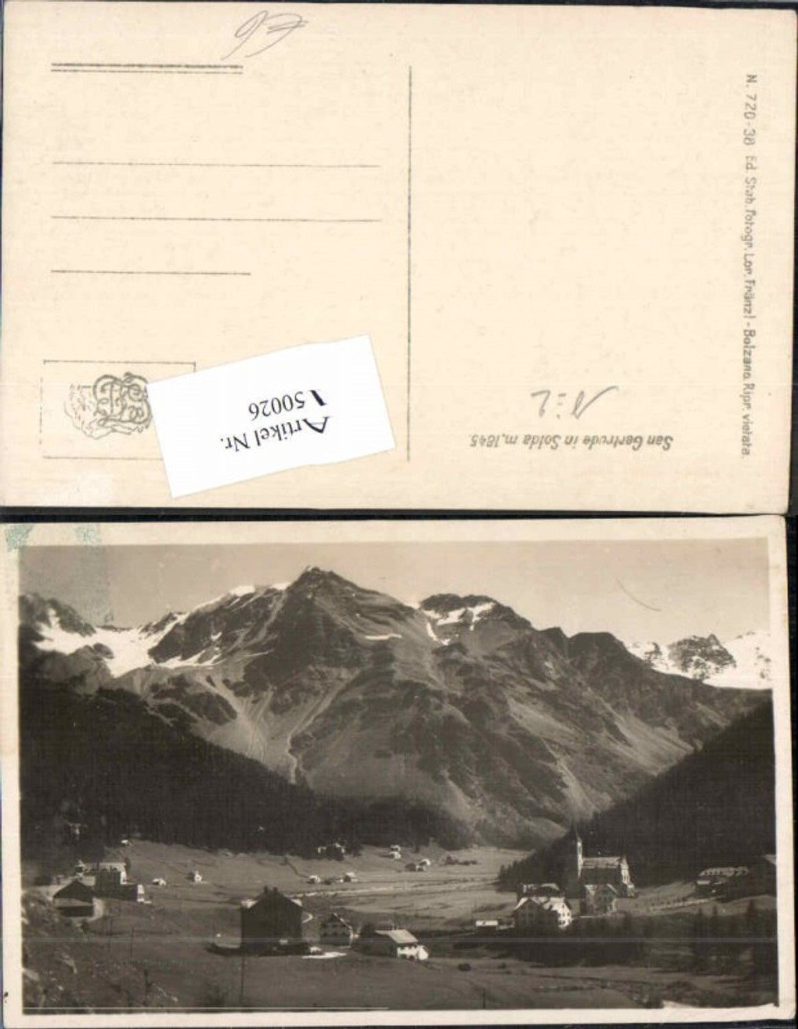 Alte Ansichtskarte – Old Postcard