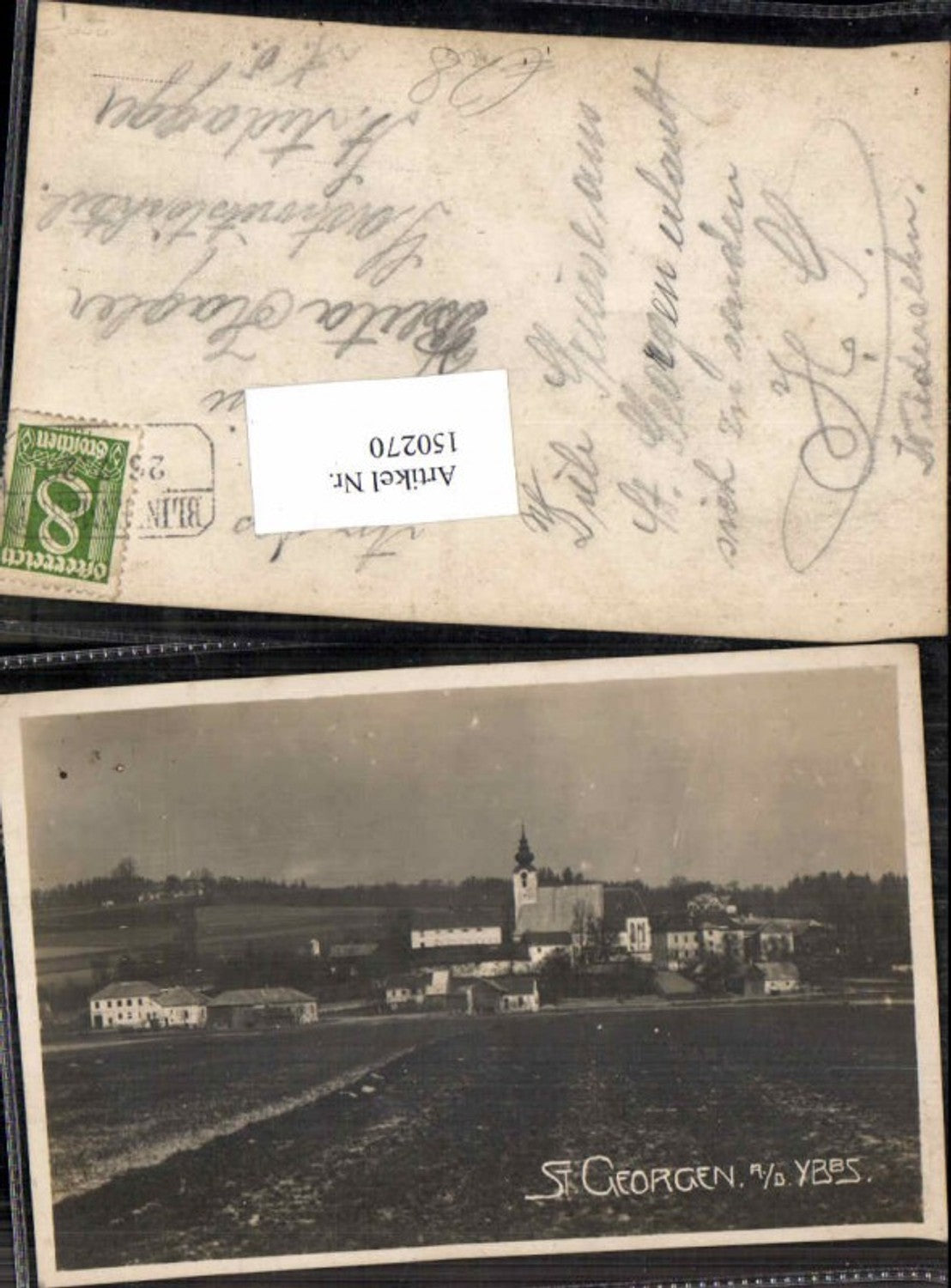 150270,Seltene Fotokarte St Georgen am Ybbsfelde bei Amstetten