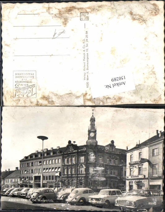 150289,Amstetten Oldtimer Hauptplatz VW Käfer