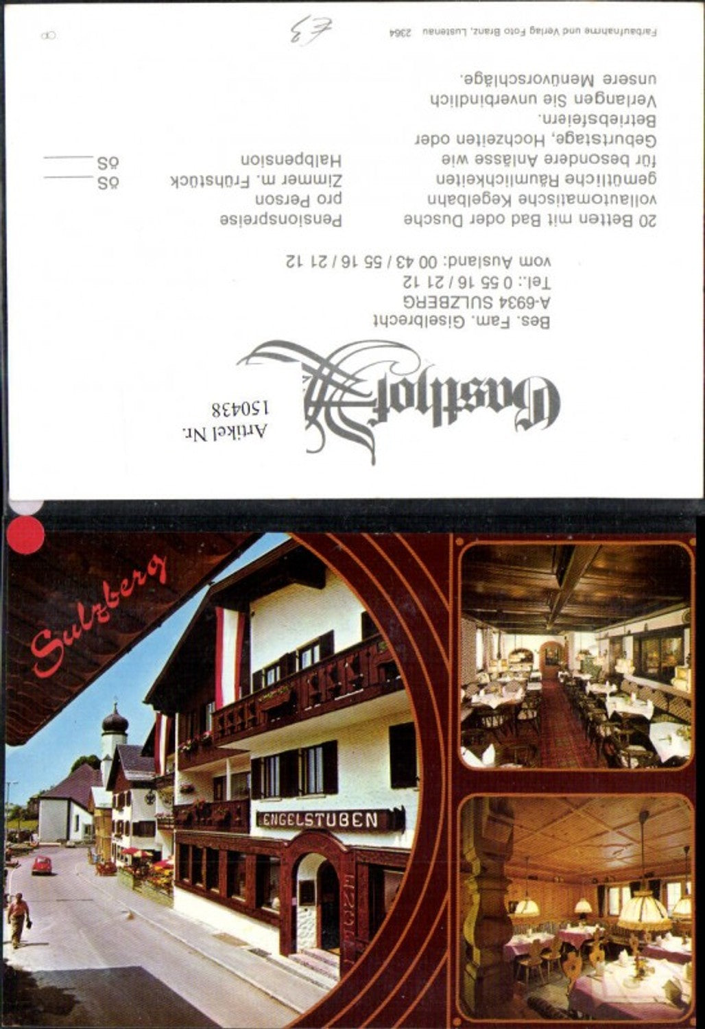 Alte Ansichtskarte – Old Postcard