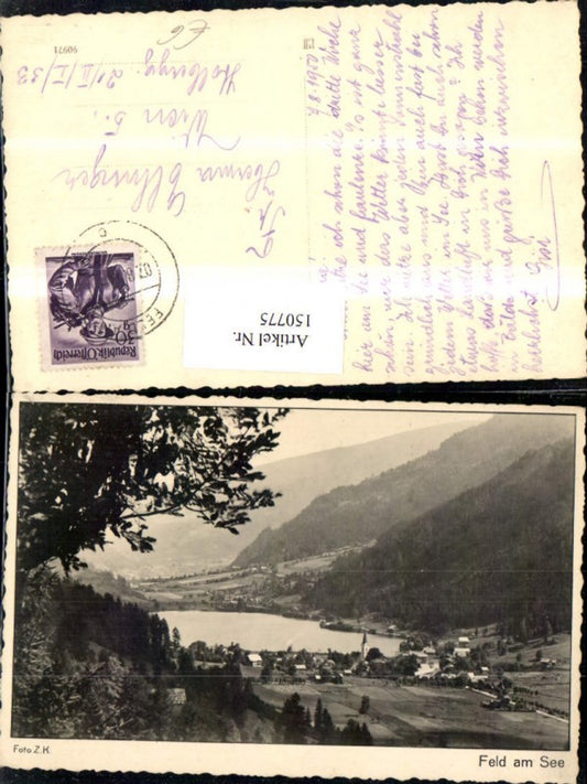 150775,Feld a. See Totale Nockberge Bad Kleinkirchheim 1950