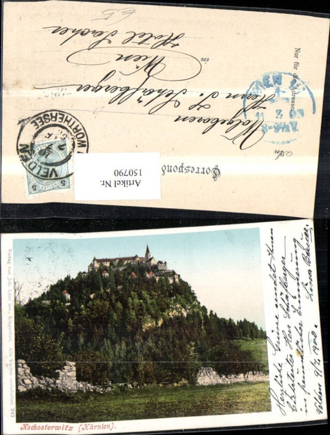 150790,St Veit a. d. Glan Hochosterwitz Ansicht Burg