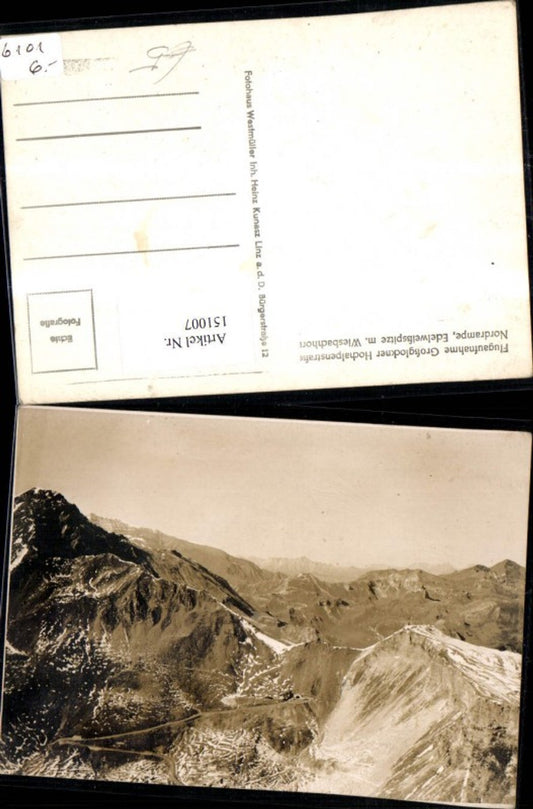 151007,Großglockner Hochalpenstrasse Nordrampe Edelweissspitze Wiesbachhorn Flugaufnahme Heiligenblut