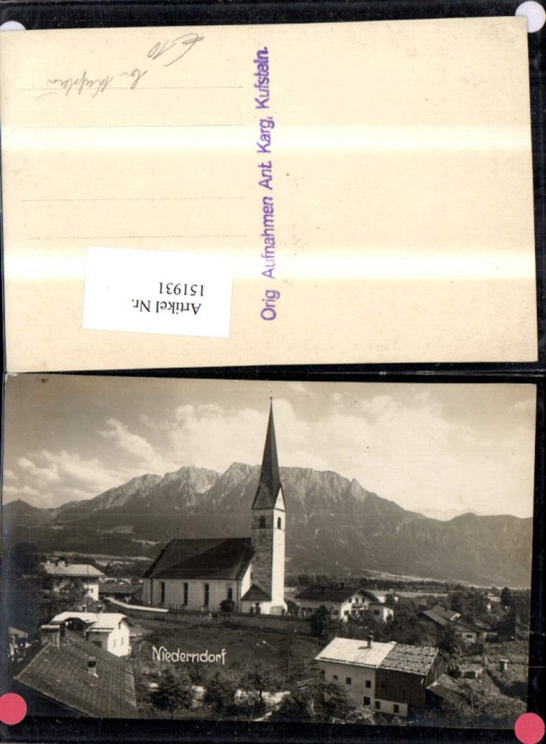Alte Ansichtskarte – Old Postcard