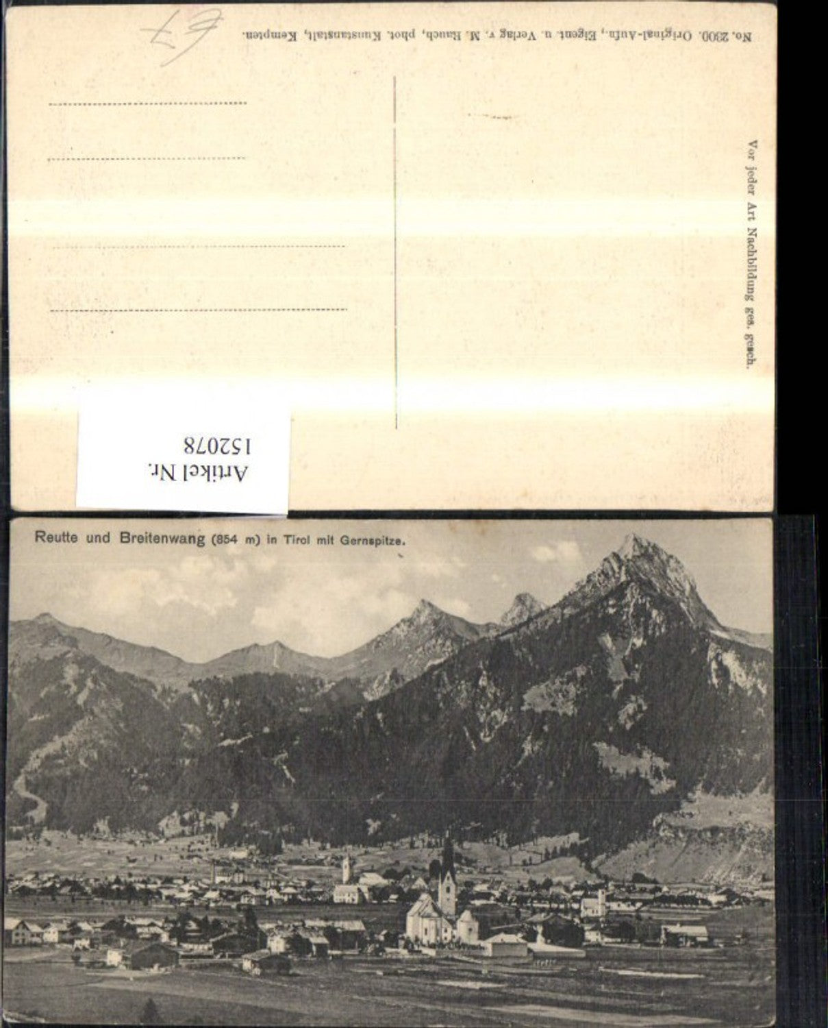 Alte Ansichtskarte – Old Postcard