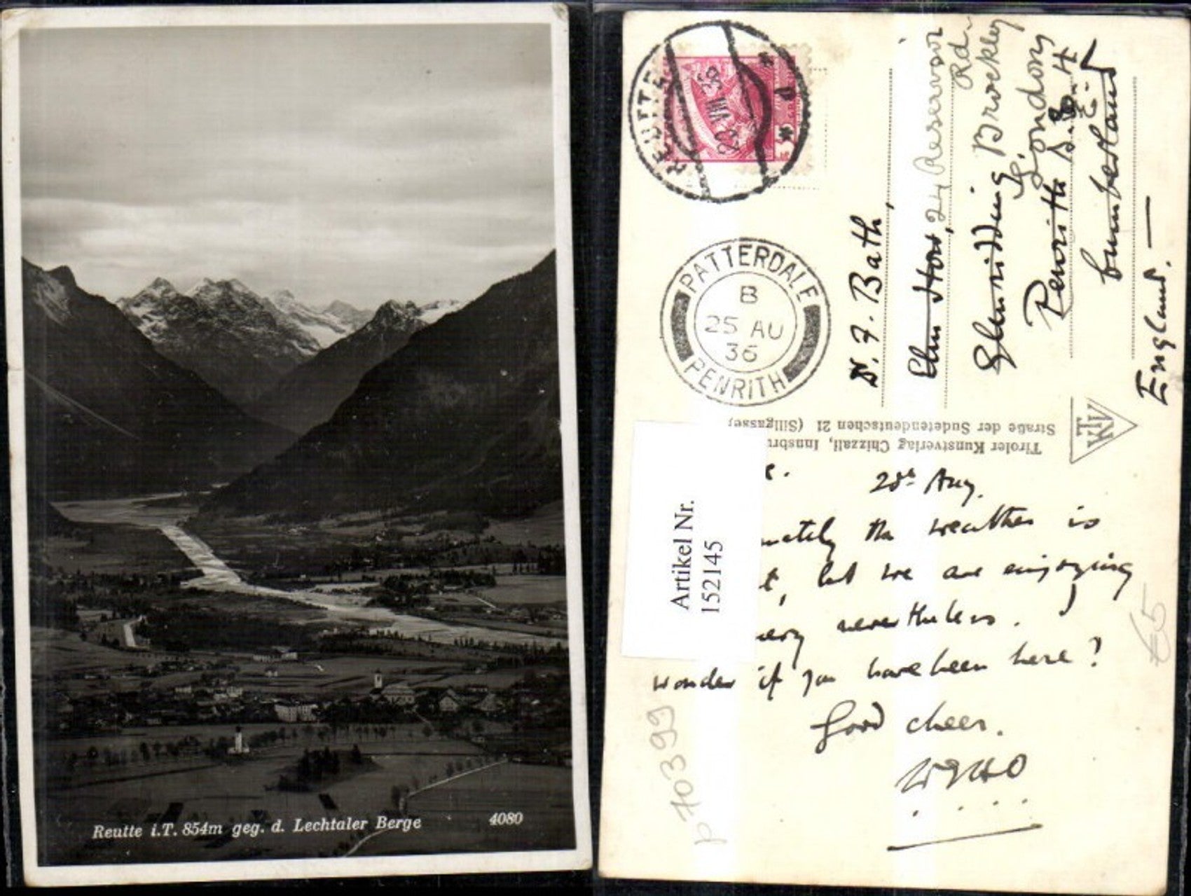Alte Ansichtskarte – Old Postcard