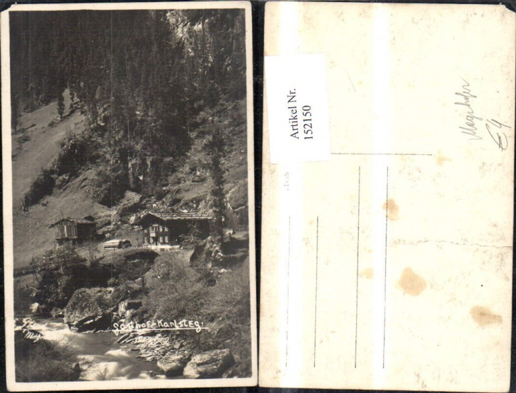 Alte Ansichtskarte – Old Postcard