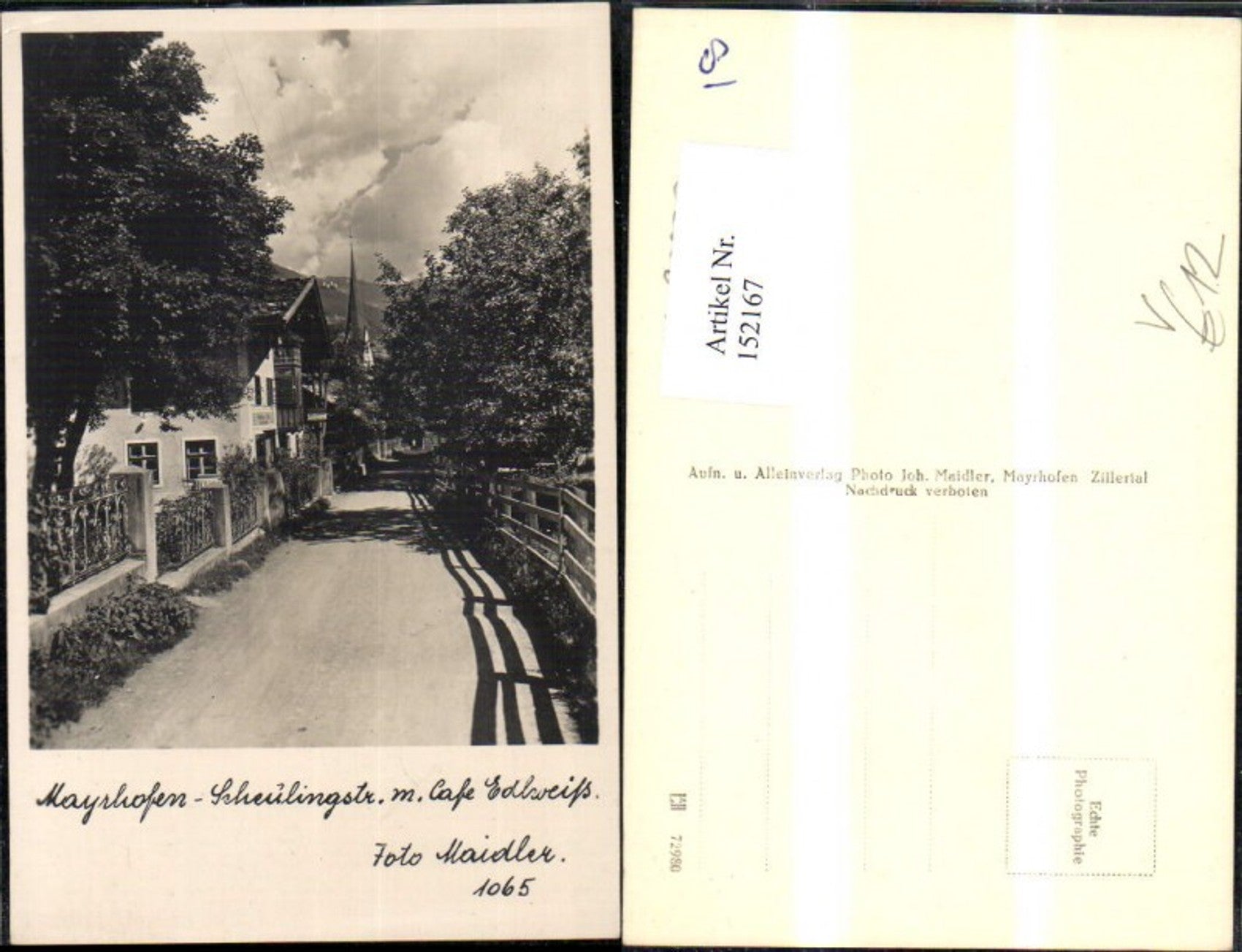 Alte Ansichtskarte – Old Postcard