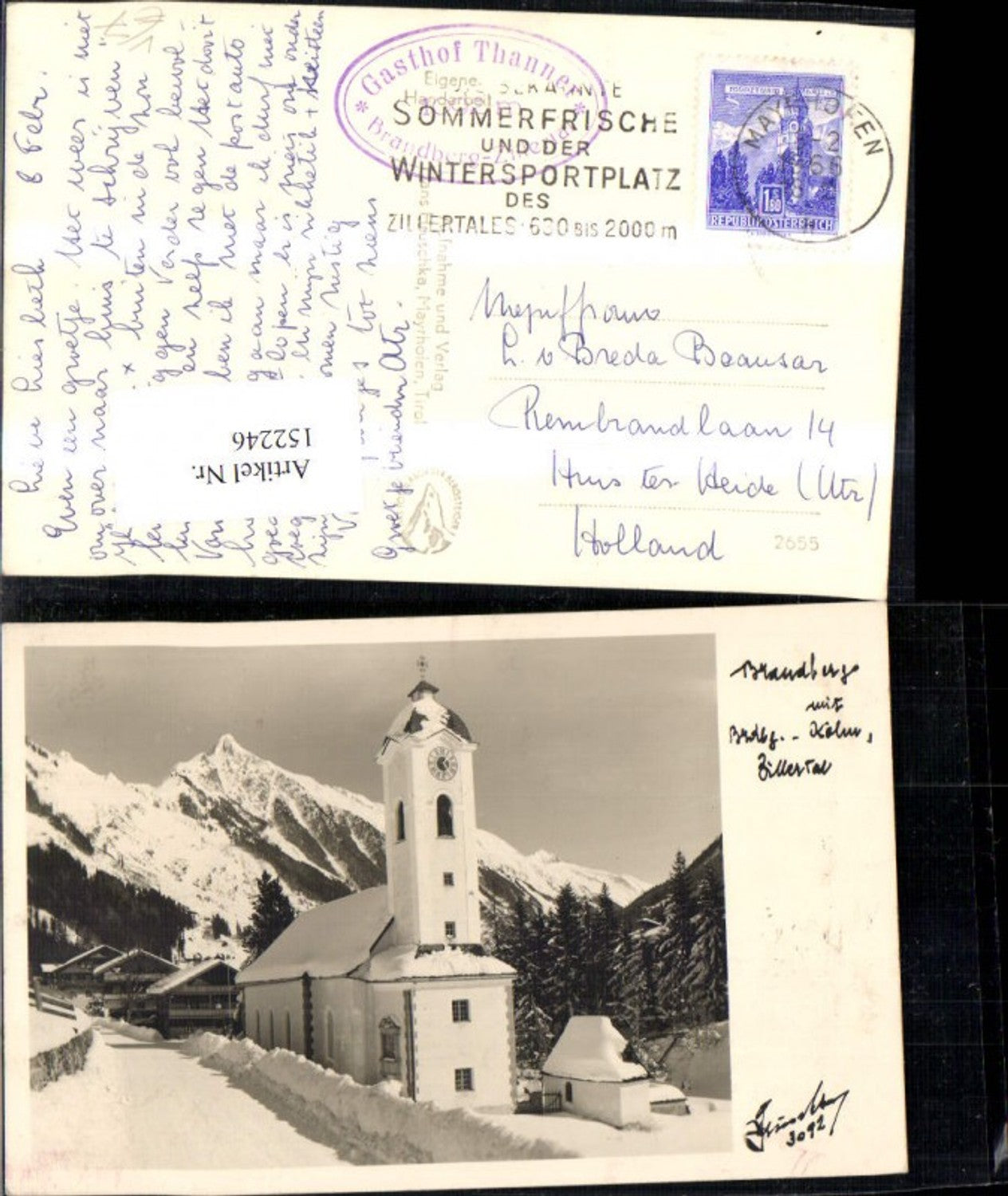 Alte Ansichtskarte – Old Postcard