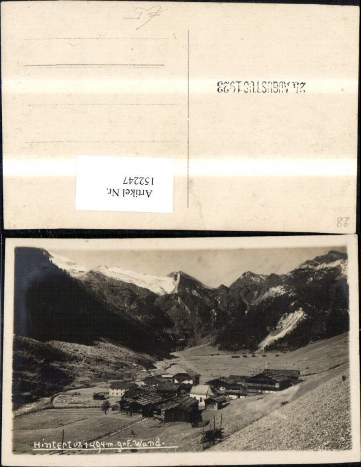 Alte Ansichtskarte – Old Postcard