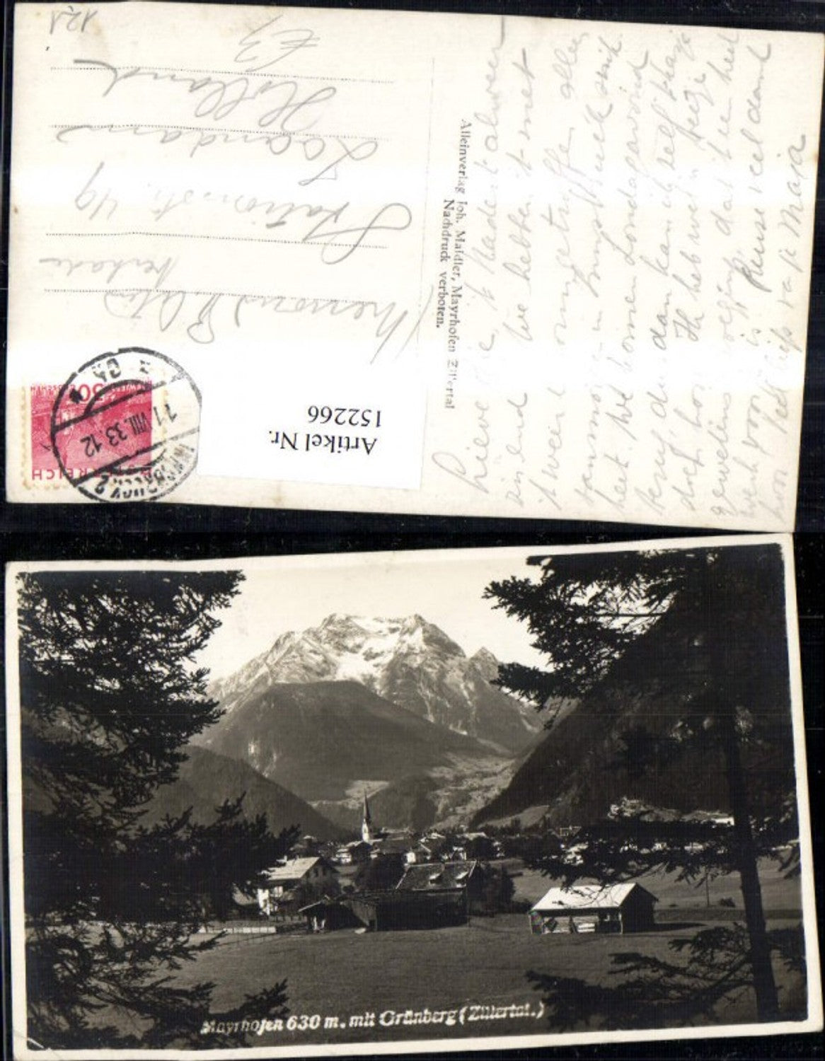 Alte Ansichtskarte – Old Postcard