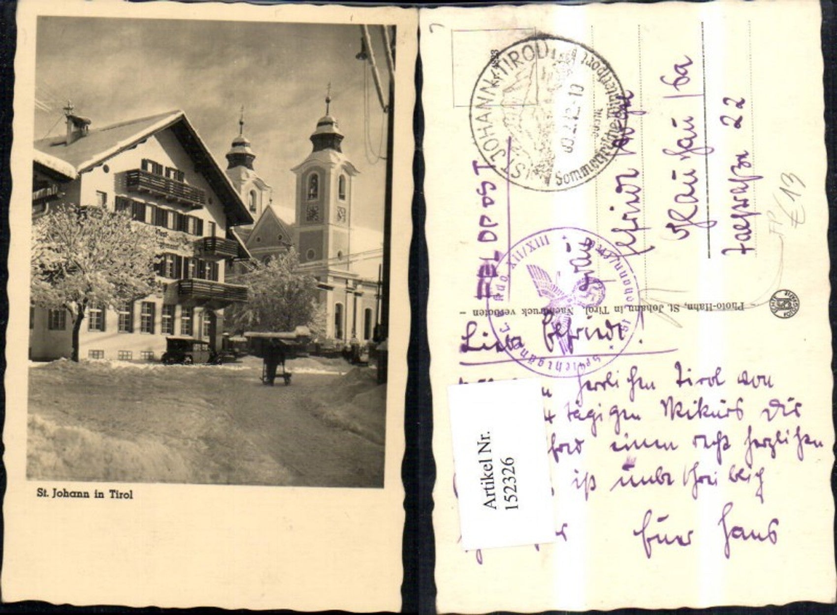 Alte Ansichtskarte – Old Postcard