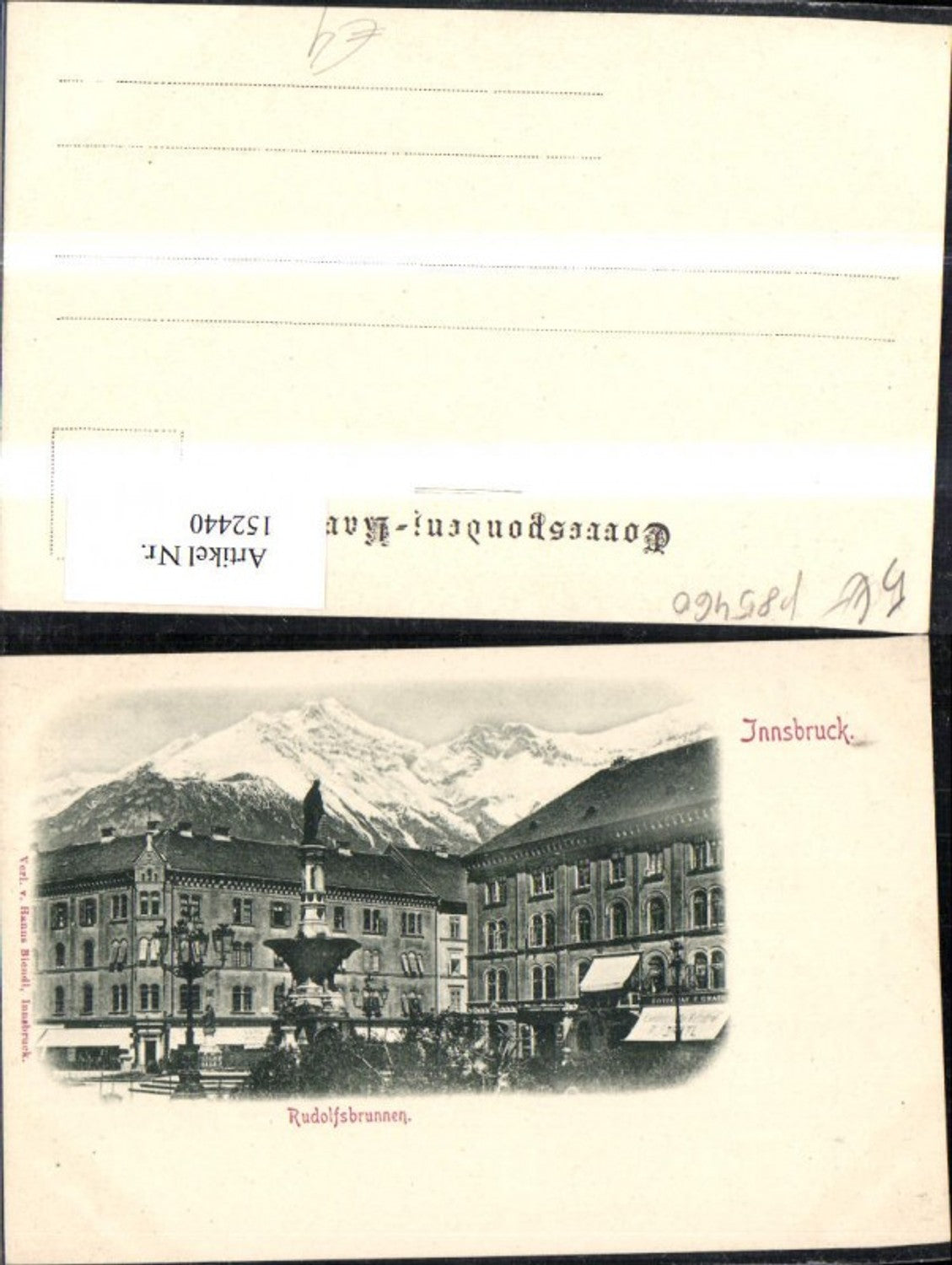 Alte Ansichtskarte – Old Postcard