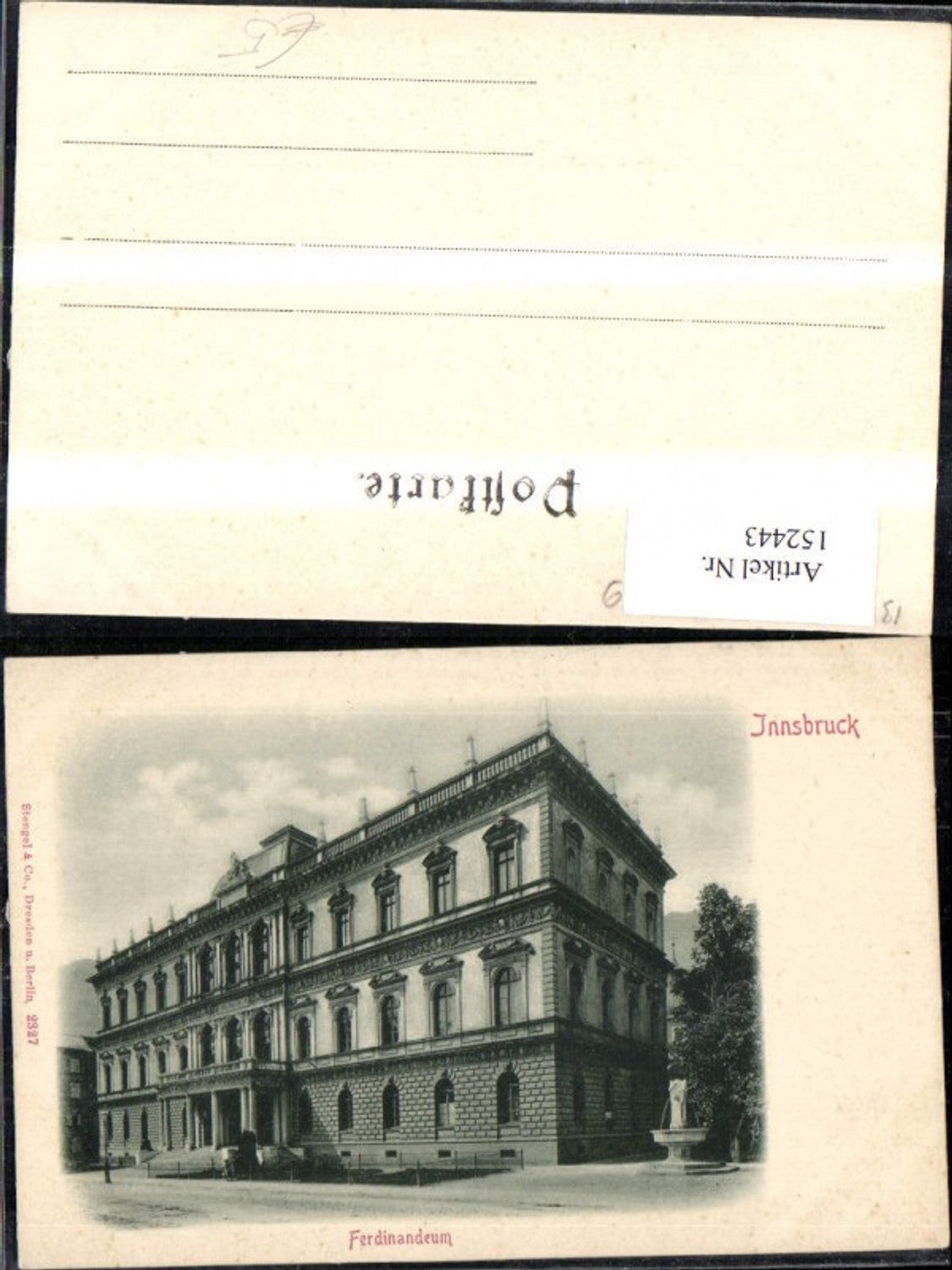 Alte Ansichtskarte – Old Postcard